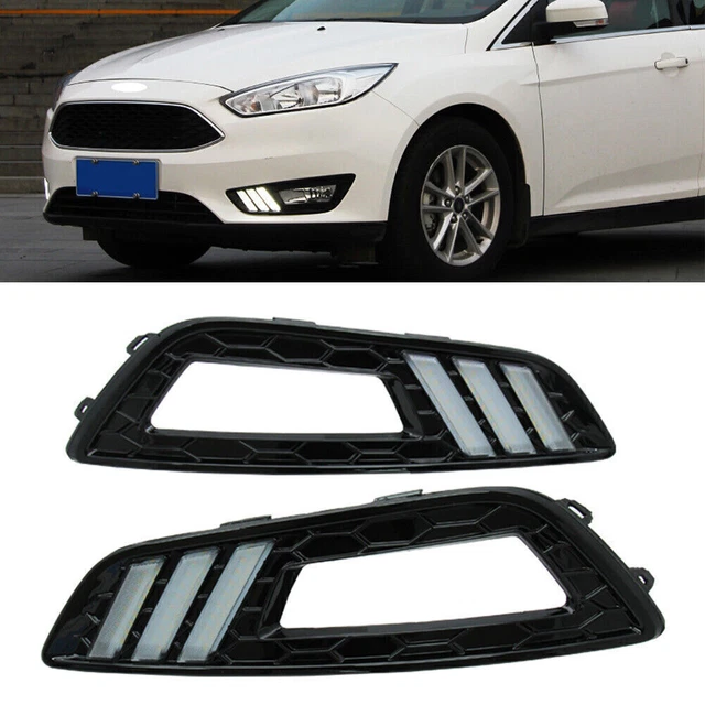 2x Luci diurne LED Luci diurne Frecce DRL per Ford Focus 2015 2016