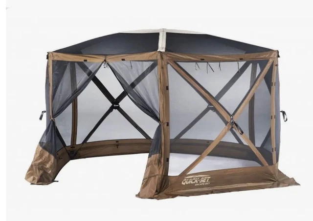 Clam Quick Set Escape Sky Screen Portable Gazebo Shelter