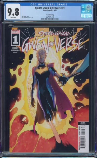 Spider-Gwen Gwenverse #1 CGC 9.8 2nd Print 1st Thorgwen Marvel 2022