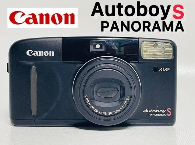 CANON AUTOBOY S Panorama Film Camera 38-115mm Zoom Lens Ai AF EUR