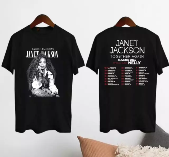 Graphic Janet Jackson 2024 Tour Shirt, Janet Jackson Together Again Summer 2024