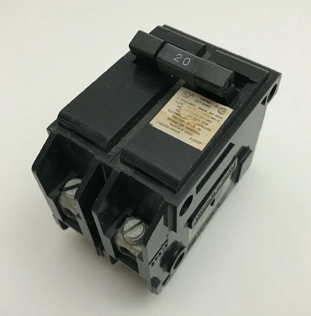 MURRAY MP220 TYPE MP Circuit Breaker 20 Amp 2 Pole 120/240V 13.50