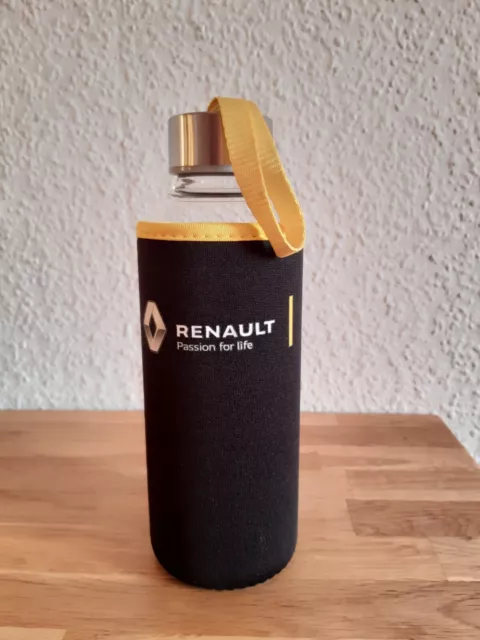 Trinkflasche aus Glas 0,5 Liter - Renault Design