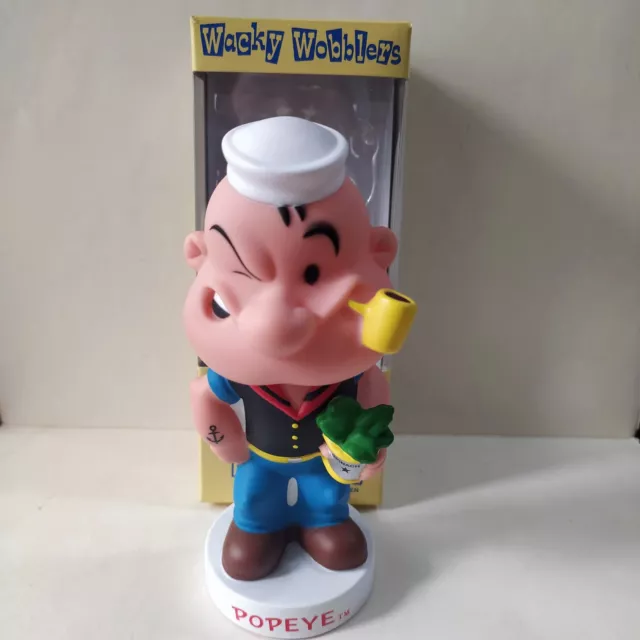 Funko Wacky Wobbler Bobble Head Popeye the Sailor Popeye in Box