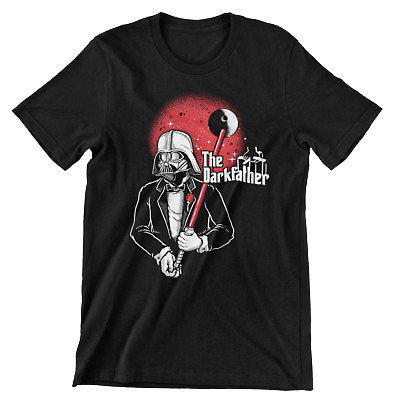 The Dark Father Funny T Shirt Godfather Vader Darth Wars Star Parody Mash Up Top