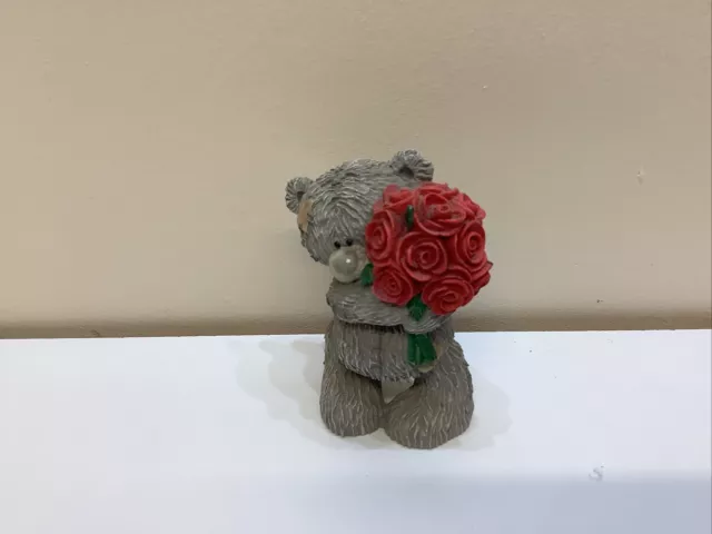 Me To You Bear Figurine Ornament Figure Retired Rare Bouquet Flowers For You