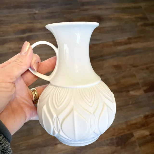 Vintage Royal Porzellan Bavaria KPM Germany Modern Vase / Pitcher Porcelain