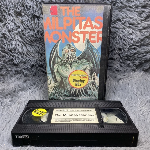 THE MILPITAS MONSTER VHS Tape Twilight Home Entertainment Horror Rental ...