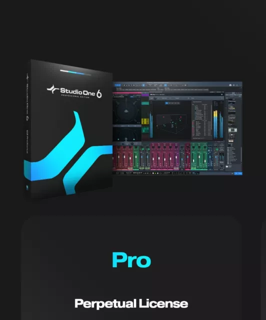 PreSonus Studio One 6 Pro DAW Music Production Software Perpetual License