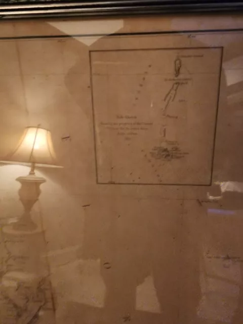 1854 US Coast Survey & Bache Large Rare Antique Map of Florida - Framed 3