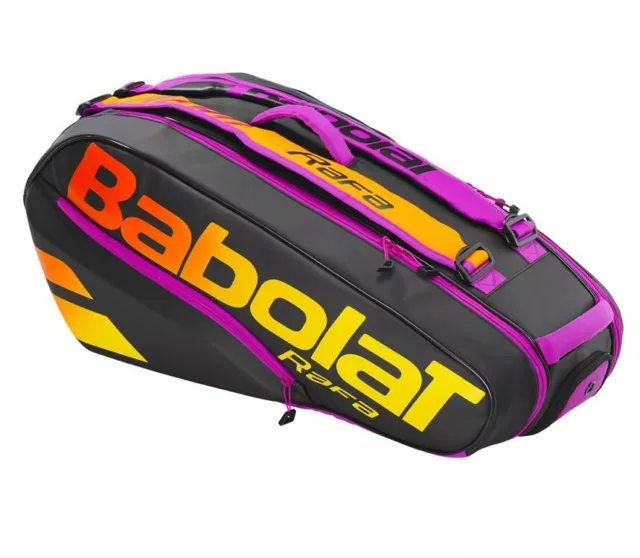 Babolat 2022 Pure Aero Rafa RH X6 Tennis Bag Racket Pack Racquet NWT 751216 Babolat 2022 Pure Aero Rafa RH X6 Tennis Bag Racket Pack Racquet NWT 751216