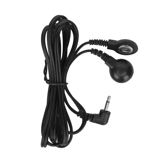 5 Pièces Fil 'électrode Noir 2.5mm Coude 1.2m Fils De Plomb De Remplacement 2