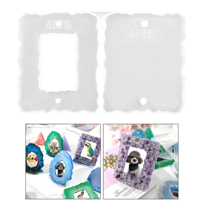 Handgemachte Foto Rahmen Harz Casting Formen DIY Schmuck Silikon Formen