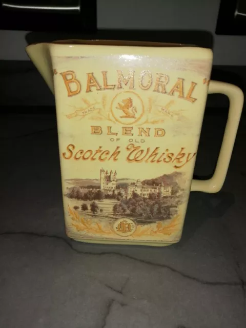 Balmoral Scotch Whisky Water Jug Pub Bar Dewars