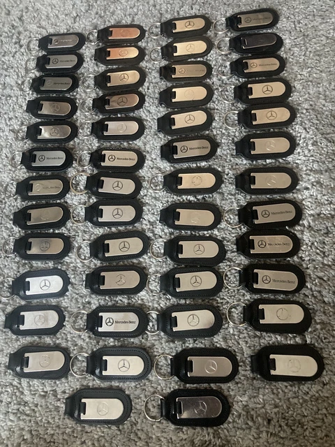 Job Lot X 50 Genuine Mercedes Benz Main Dealership Car Keyrings/Job Lot Keyrings