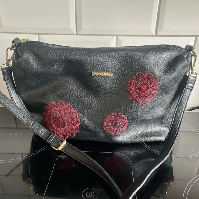 Desigual Handbag Black Leather