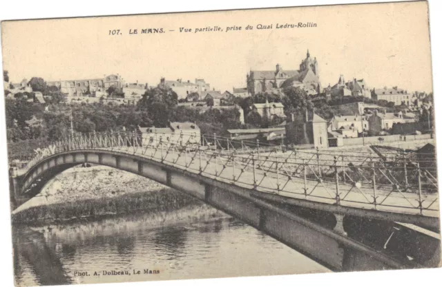 LE MANS - Vue partielle prise du quai Ledru-Rollin   ....     (G2293)