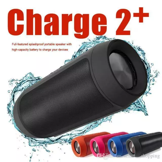 Charge Mini 2 Splashproof Portable Speaker / Battery Charger for your Device