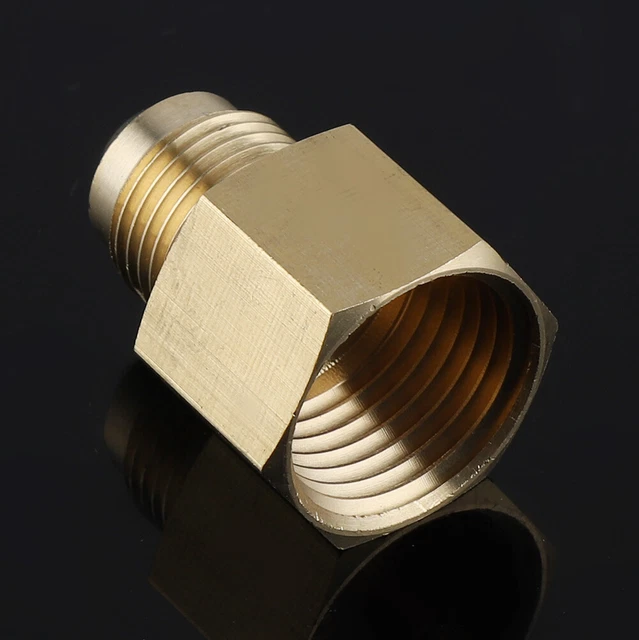 HD Compression Brass Tube Fitting NPT Female 1/2 Male 3/8’’ Tube For Gas Heater