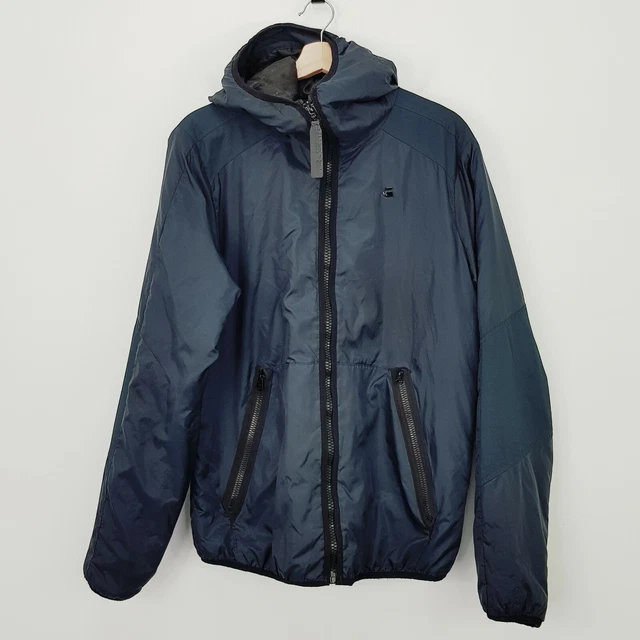 G STAR RAW strett hooded gymbag jacket new men s small black