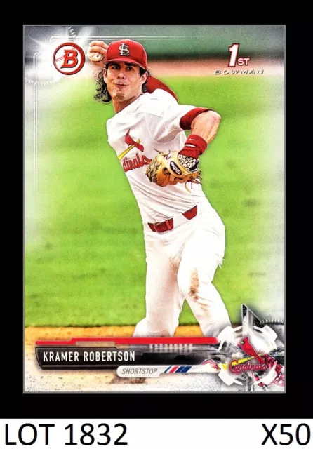 1-2017 Bowman Draft Base Paper Kramer Robertson Cardinals Card#Bd-161 Qty