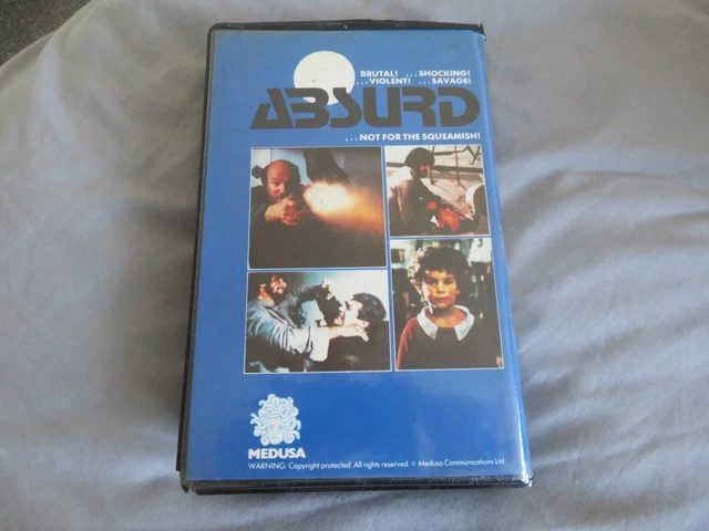 ABSURD - MEDUSA - (Pre-Cert Horror Vhs Video) £100.00 - PicClick UK