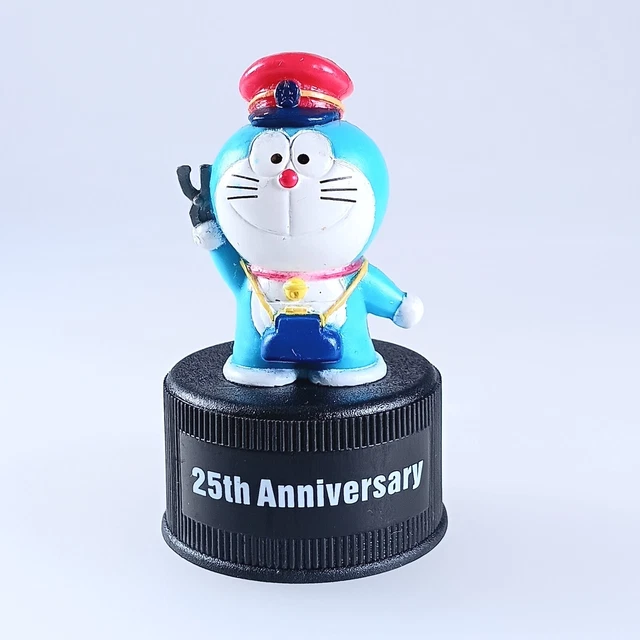 DORAEMON MOVIE 25TH Anniversary Bottle Cap Figure SevenEleven Limited