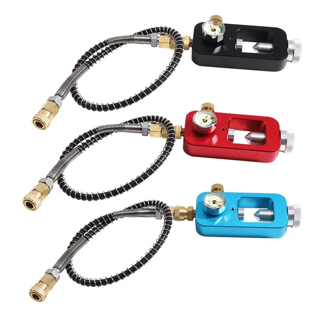 Mumuve Adaptateur de réservoir d'air de 4500 psi 300 bar pour bouteille de plongée, adaptateur de station de remplissage pour plongée haute pression