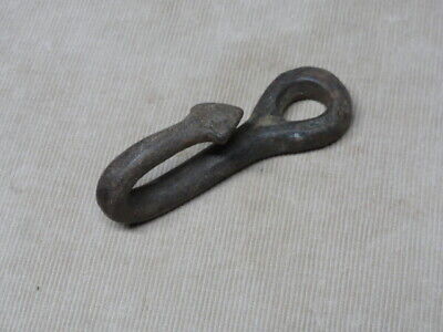 Hand Forged Hook Decorative Blacksmith Made Small Size Dainty Hook 'SK'