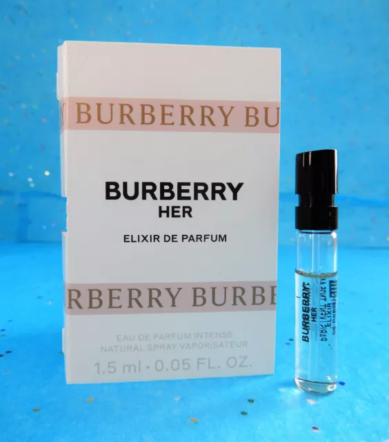 Burberry HER ELIXIR de Parfum EDP Intense Perfume Sample .05 oz / 1.5ml