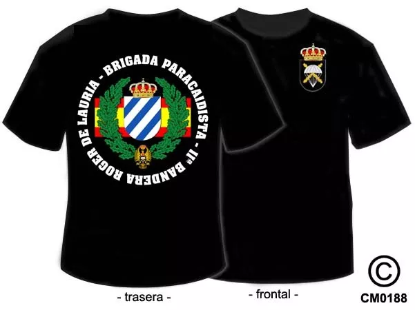 Camisetas Militares: Brigada Paracaidista - Iiª Bandera Roger De Lauria