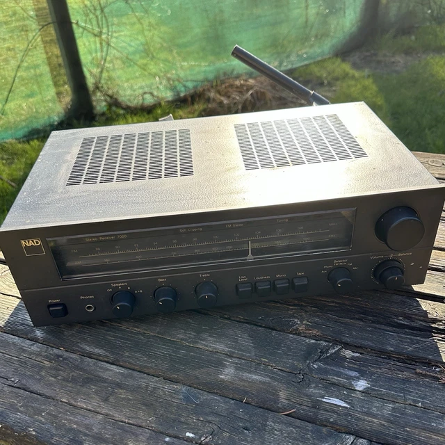 Nad 7020 Vintage Hifi Receiver Amplifier Phono Serviced 1970s 129 99