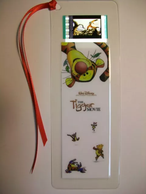 TIGGER Disney Movie Memorabilia Film Cell Bookmark