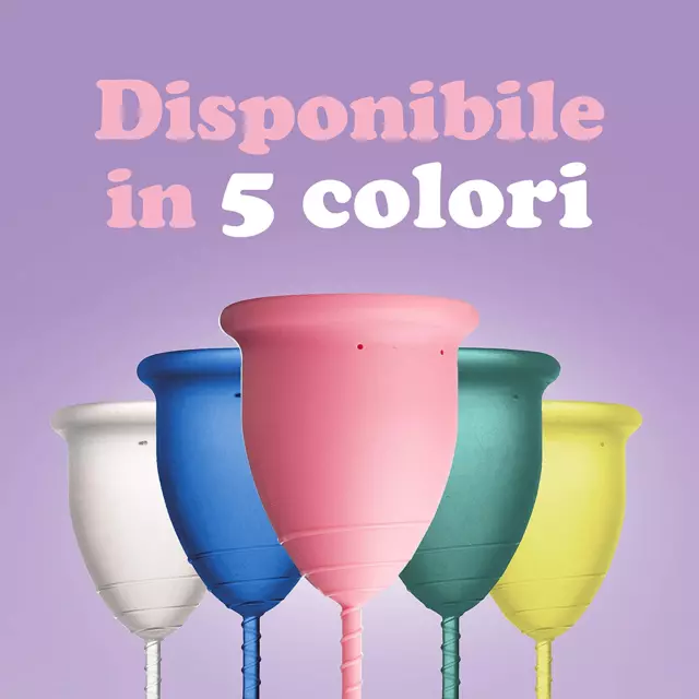 Rainbow Cup, Coppetta Mestruale Made in Italy in Silicone Medicale Senza Lattice 3