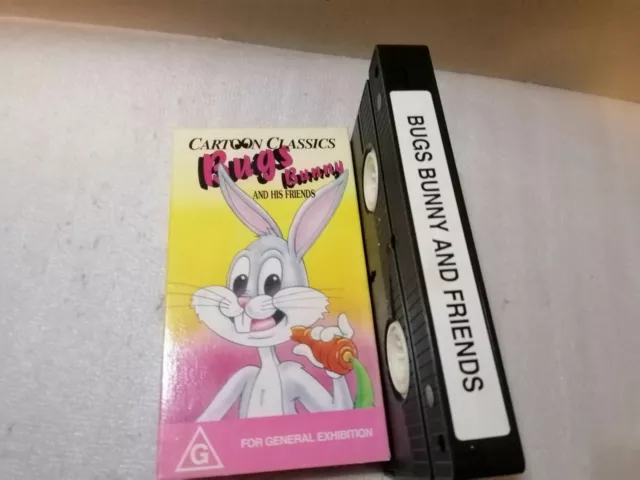 BUGS BUNNY AND his Friends Cartoon Classics VHS children's cartoon ...