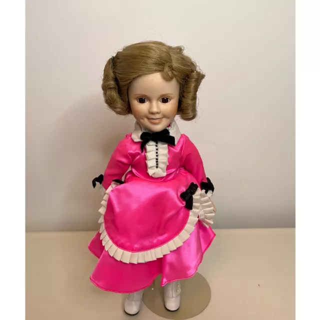Danbury Mint Shirley Temple Dolls of the Silver Screen: Hot Pink Dress