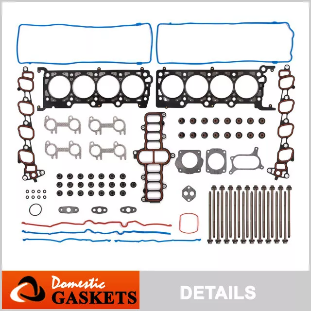 Fits 01-02 Ford Crown Victoria Lincoln Mercury 4.6L SOHC Head Gasket Set Bolts