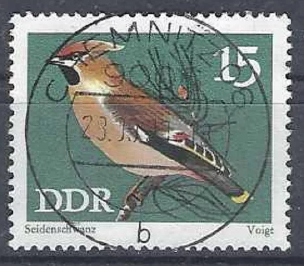 DDR Mi. 1836 aus 1973 ORTSVOLLSTEMPEL Chemnitz 06 / Seidenschwanz