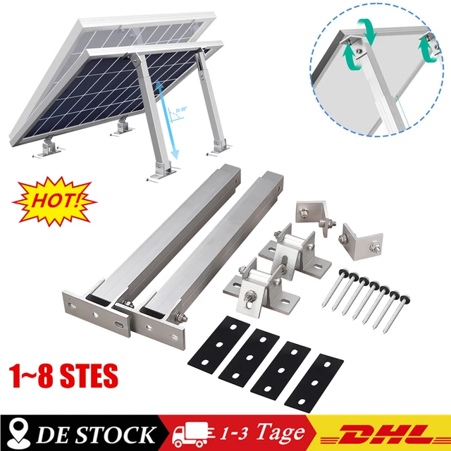 Kit De Montage Latéral Pour Panneau Solaire – Crochets En Inox A2 (paire)