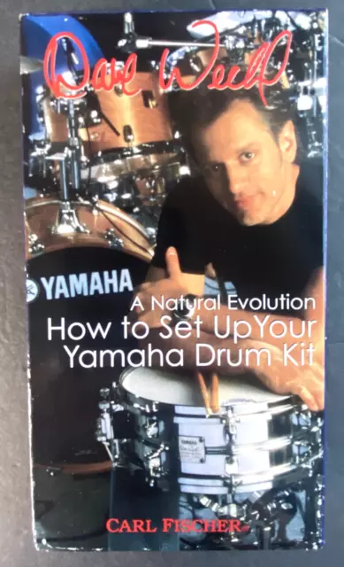 Dave Wecki Band How to Set up your Yamaha Drum Kit VHS video tape instruction