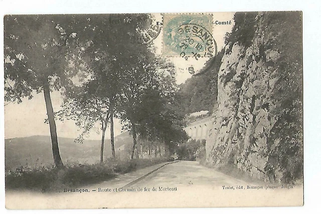 25  Besancon  Route Et Chemin De Fer De Morteau