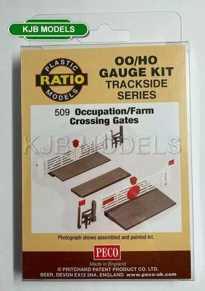 BNIB OO Gauge Ratio 509 Occupation Crossing - Plastic Kit