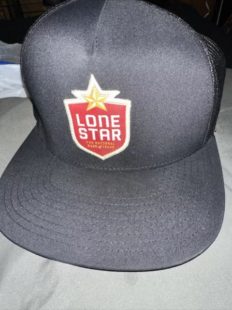 Lone Star Beer Hooey Black Colorway Snapback Trucker Hat Black