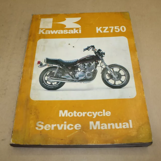 Manuel Revue Technique D Atelier Kawasaki Z Kz 750 4 Cyl. 1980-81 Service Manual