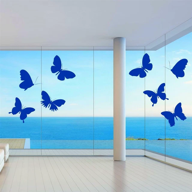 Fenêtre Autocollant Papillons Conservatoire Avertissement Oiseaux Verre