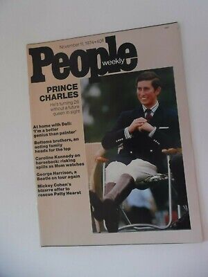 People Magazine November 11 1974 Prince Charles Salvador Dali