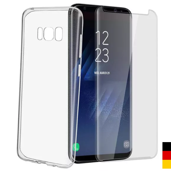 Für Samsung Galaxy S8 S8+ Hülle Silikon Case Handy Tasche Cover Transparent