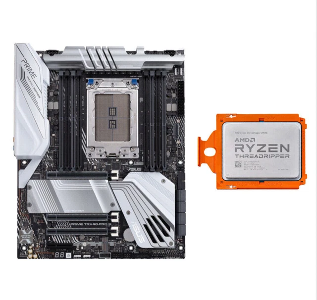 ASUS PRIME TRX40 Pro + AMD Ryzen Threadripper 3960X 24 cores 48 threads ...
