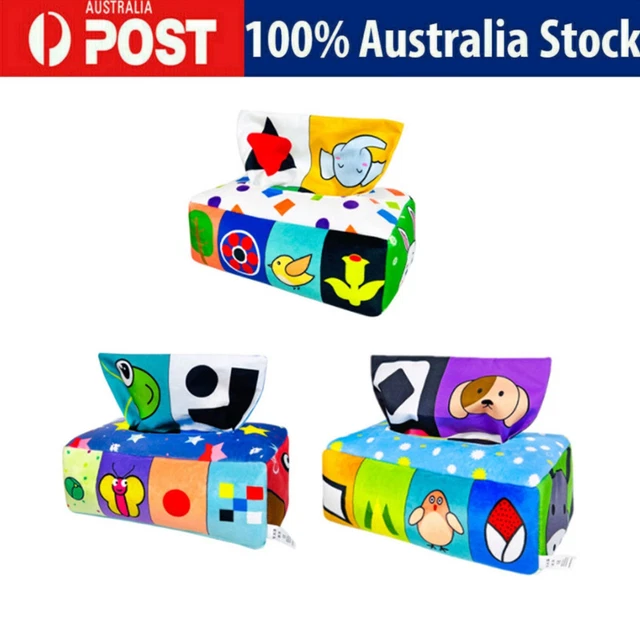 Magic Tissue Box Montessori Toy Set Baby Tissue Box Sensory Toy Gift NEW