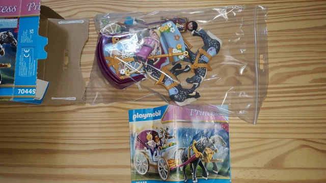 MANUEL D'INSTRUCTIONS PLAYMOBIL Calèche Char Princes Palais Ref 4258